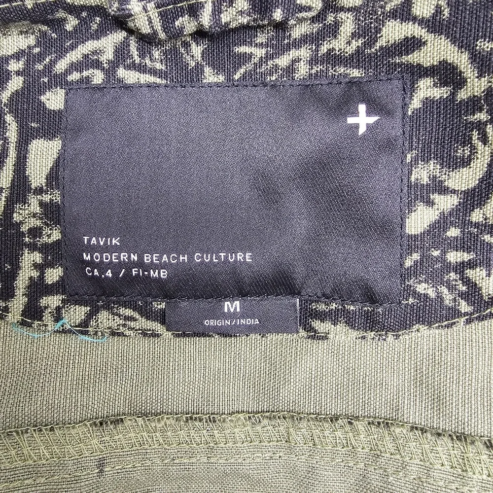 Tavik Men's 5 Pocket Canvas Isle Poplin Jacket Silt Size Medium Cotton EUC Green